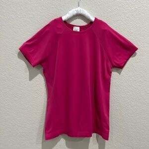 Hot pink Athleta pull over shirt Girls 12